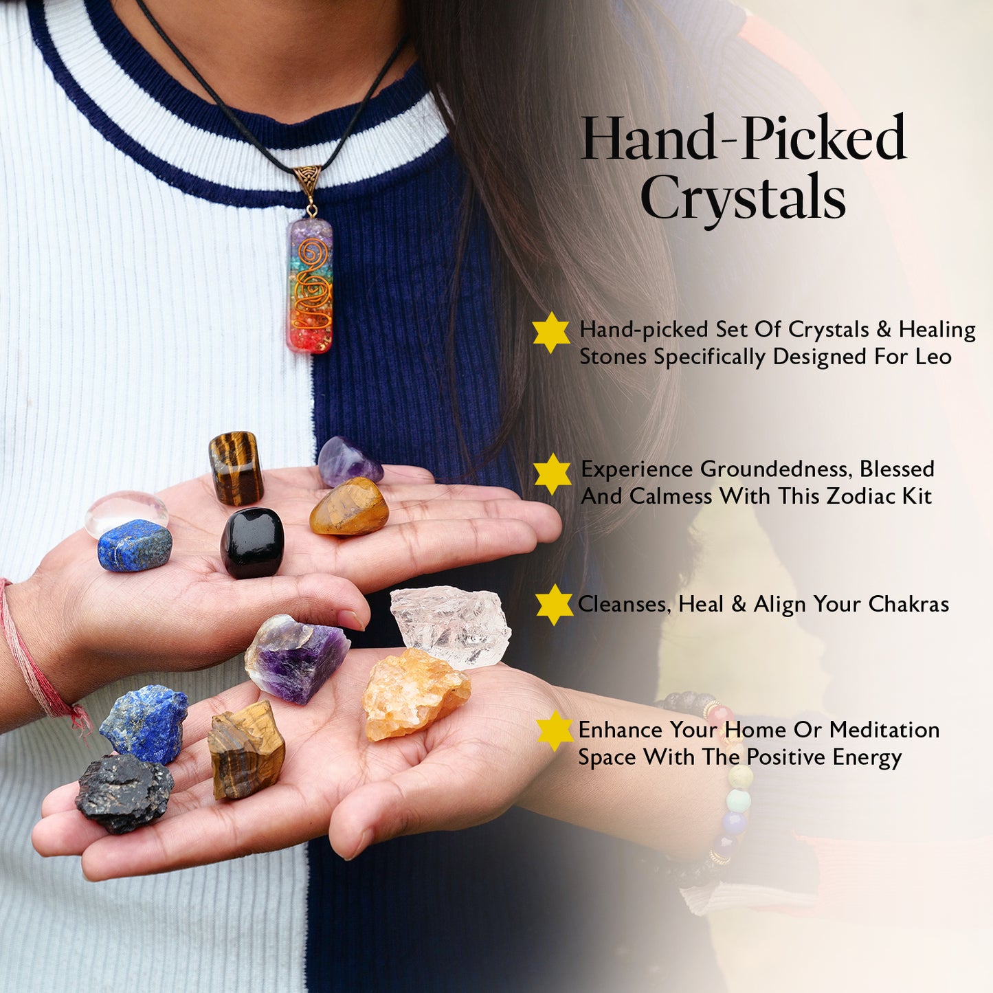 Capricorn Zodiac Healing Crystals and Gemstones for Women/Men (December 22 to January 19)