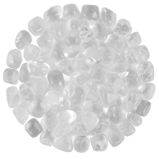 1 Lb Clear Quartz Tumbled Stones and Crystals