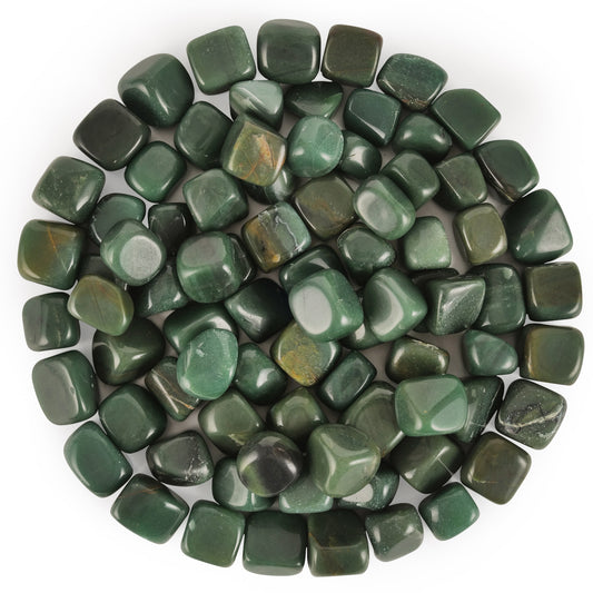 1 Lb Green Aventurine Tumbled Stones and Crystals