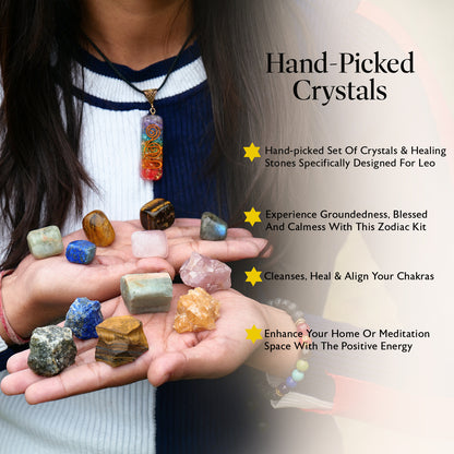 Libra Crystals and Gemstones Kit For Men/Women (September 22 to October 23)