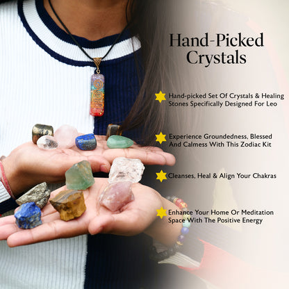 Taurus Zodiac Gemstones and Crystals Kit for Women/Men (April 20 to May 20)