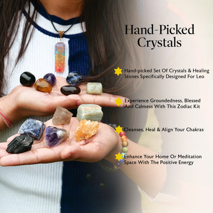 Scorpio Zodiac Crystals and Gemstones Kit Men/Women (October 23 - November 21)