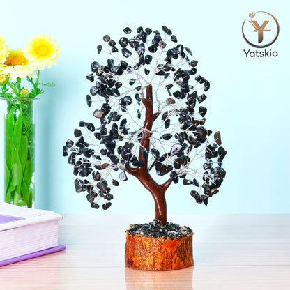 Black Tourmaline Crystal - Black Crystal Tree - Crystals and Gemstones - Good Luck Gifts