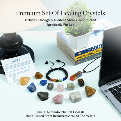 Libra Crystals and Gemstones Kit For Men/Women (September 22 to October 23)