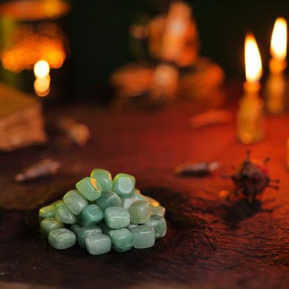 1 Lb Green Jade Tumbled Stones and Crystals