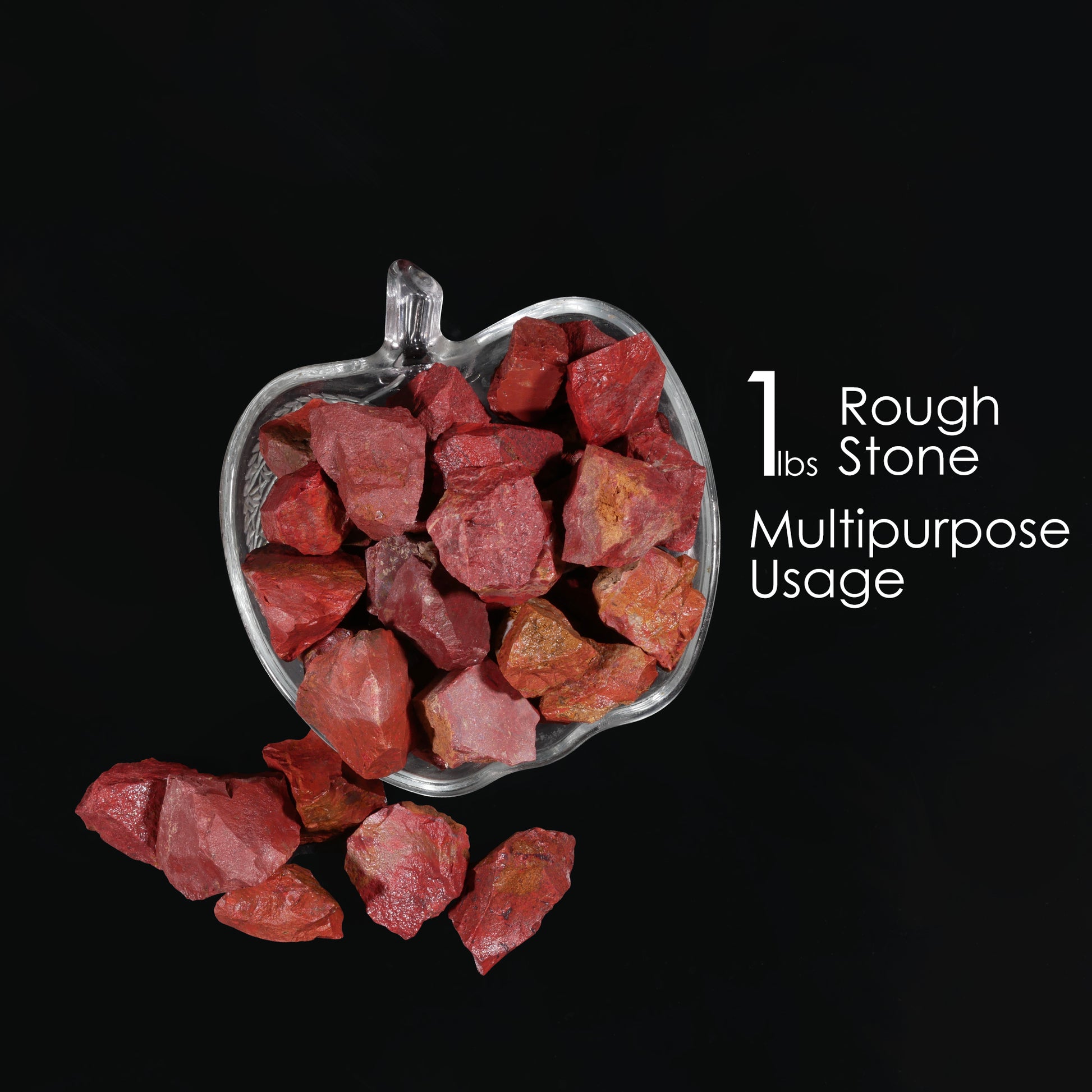 1 Lb Raw Red Jasper - Raw Jasper Rock - Healing Crystals And Stones Gift Set