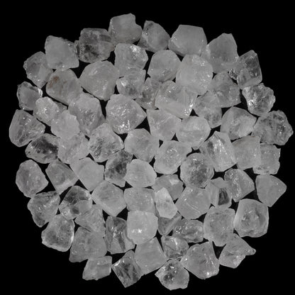 1 Lb Raw Clear Quartz Crystal - Unpolished Stone - White Quartz Crystal Raw - Raw Gemstones For Tumbling