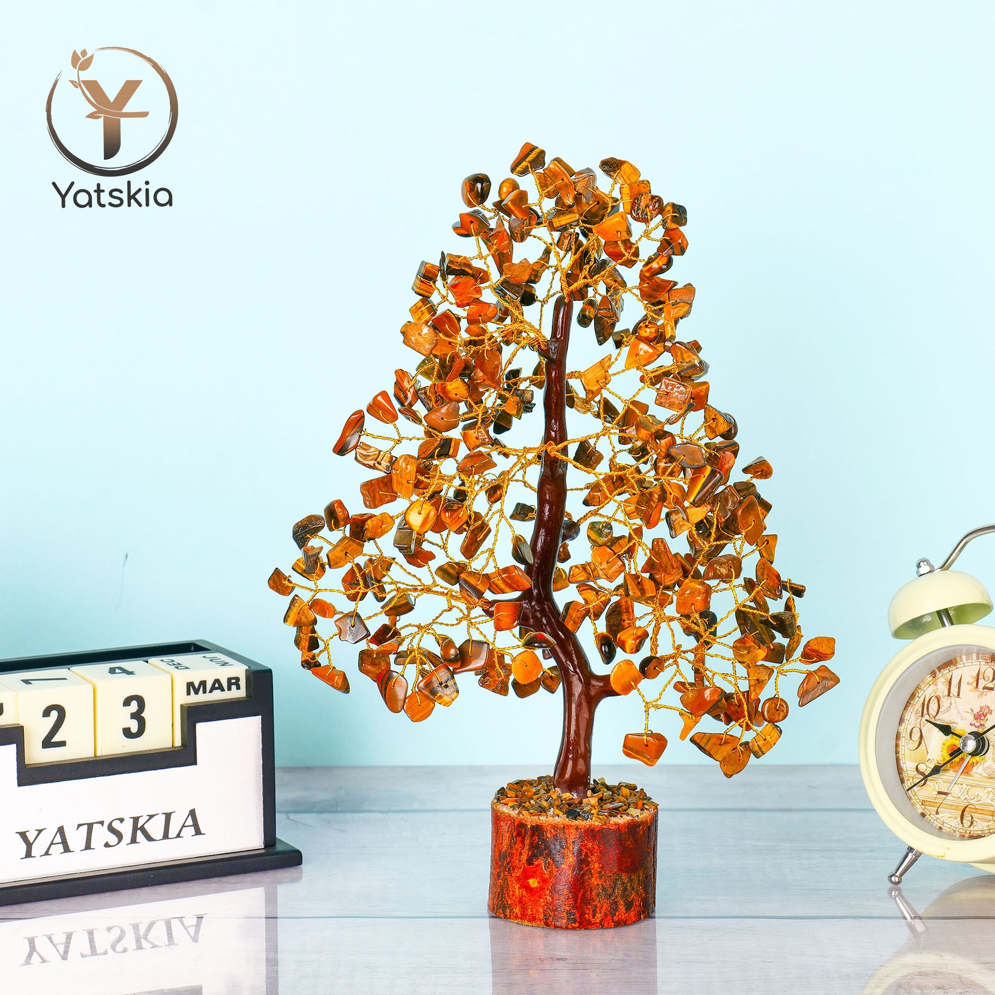 bonsai tree crystals YATSKIA Tiger Eye Crystal, Tree of Life, Healing Crystals, Crystals and Gemstones, Crystal Bonsai Tree